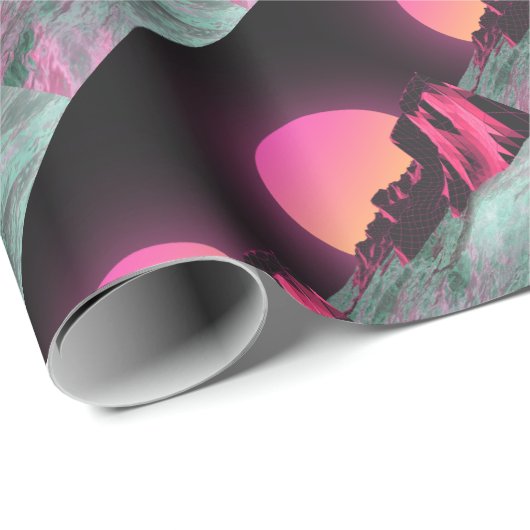 Achtzigerjahre R I S E R Geschenkpapier (Rolleneckpunkt)