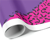 Achtzigerjahre Rückblende-Packpapier Geschenkpapier (Rolleneckpunkt)