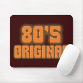 Achtzigerjahre Vorlage Mousepad (Mit Mouse)