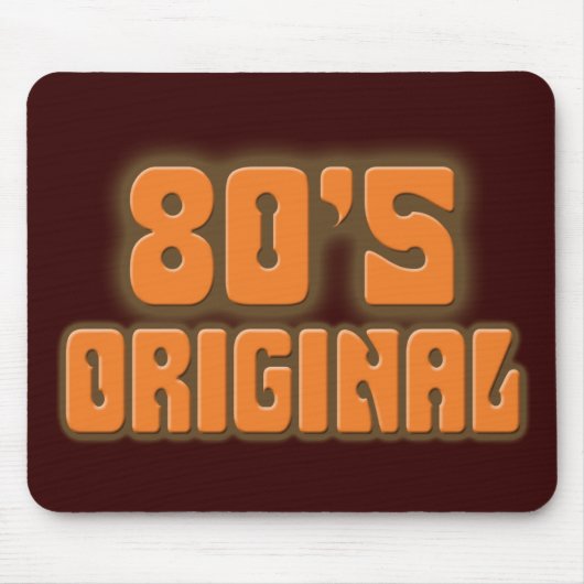 Achtzigerjahre Vorlage Mousepad (Vorne)