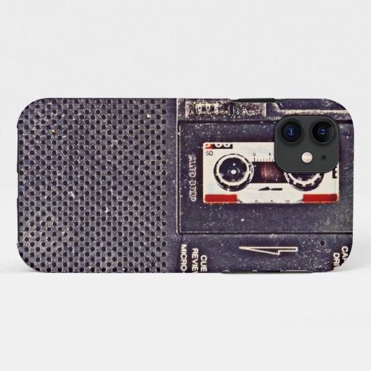 Achtzigerjahre Walkman Case-Mate iPhone Hülle (Rückseite (Horizontal))