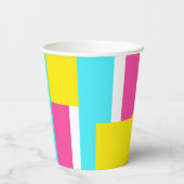 Achtzigers Party 1980er Retro-Spaß total krasser T Pappbecher (Rückseite)