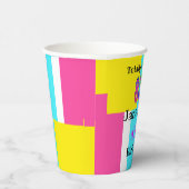 Achtzigers Party 1980er Retro-Spaß total krasser T Pappbecher (Rechts)