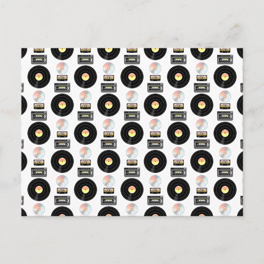 Achtziges technisches Muster Postkarte (Vorderseite)