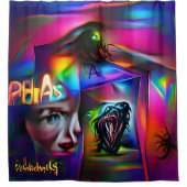 Achulophobie Duschvorhang (Vorderseite)