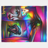 Achulophobie Fleecedecke (Vorderseite (Horizontal))