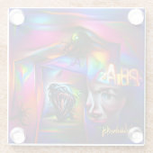 Achulophobie Glasuntersetzer (Rückseite)