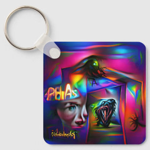 Achulophobie Schlüsselanhänger