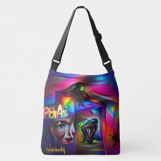 Achulophobie Tragetaschen Mit Langen Trägern (Vorderseite)