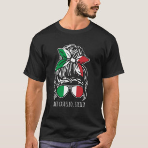 Aci Castello Sizilien Unordentlicher Haarknoten So T-Shirt