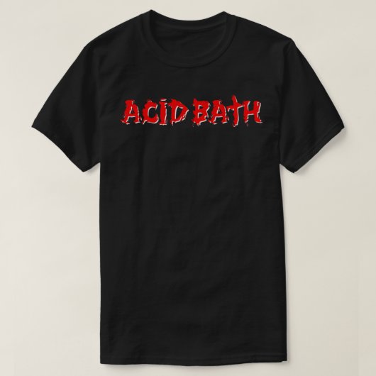 Acid Bath Band Logo Classic T-Shirt (Design vorne)