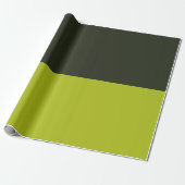 Acid Green - Greenish Black Geschenkpapier (Ungerollt)