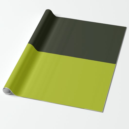 Acid Green - Greenish Black Geschenkpapier (Ungerollt)