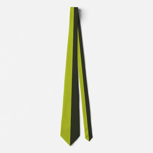 Acid Green - Greenish Black Krawatte (Vorderseite)