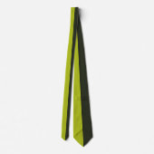 Acid Green - Greenish Black Krawatte (Rückseite)