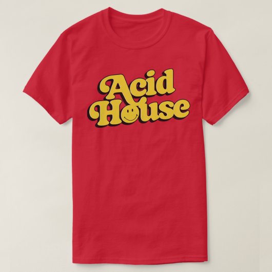 Acid House 80er Music Fan T-Shirt (Design vorne)