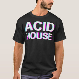 Acid House Musik Vaporwave Glitch EDM Liebhaber DJ T-Shirt