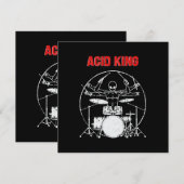 Acid King Einladung (Vorne/Hinten)