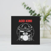 Acid King Einladung (Stehend Vorderseite)