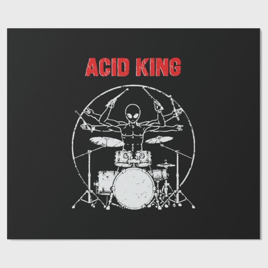 Acid King Geschenkpapier (Flach)