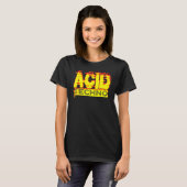 Acid Techno 303 Rave DJ Bassline Clubbing Festival T-Shirt (Vorne ganz)