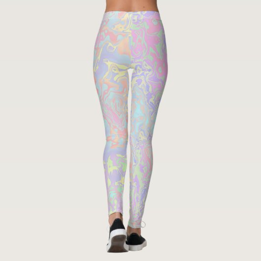 Acid Trip Rainbow Leggings (Rückseite)