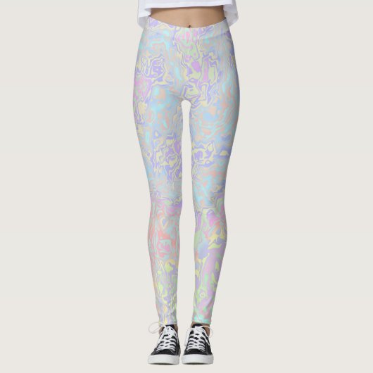 Acid Trip Rainbow Leggings (Vorderseite)
