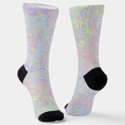 Acid Trip Rainbow Socks Socken (Gewinkelt)