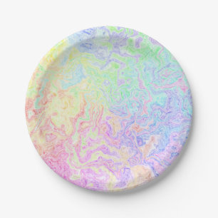 Acid Trip Wirbel Pappteller