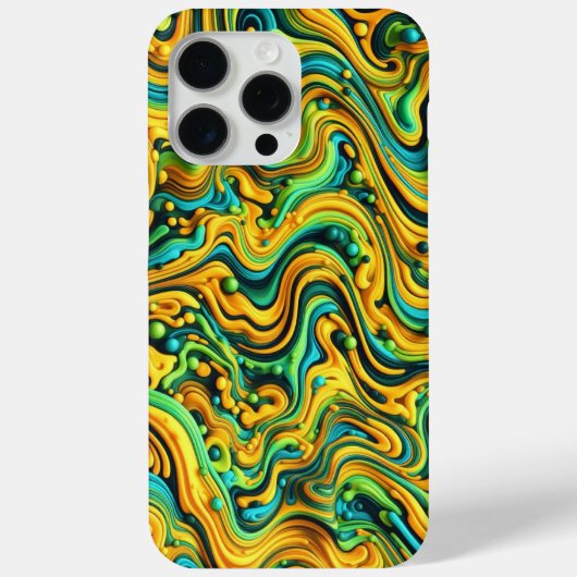 Acid Wave Camouflage, Trippy Design, Tarnmuster Case-Mate iPhone Hülle (Rückseite)