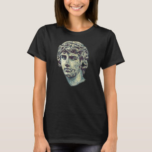 Acient Italy Roman Statue Abstrakt Teacher 49 T-Shirt