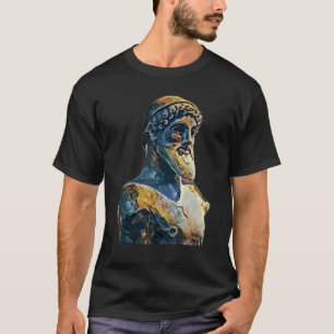 Acient Italy Roman Statue Abstrakt Teacher 65 T-Shirt