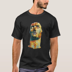 Acient Italy Roman Statue Abstrakt Teacher 98 T-Shirt