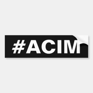 #ACIM Autoaufkleber
