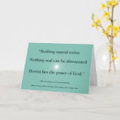 ACIM Birthday Card gibt es nichts Unrichtiges Karte (Gelbe Blume)