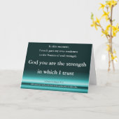 ACIM Geburtstagskarte Gott ist die Kraft, in der i Karte (Gelbe Blume)