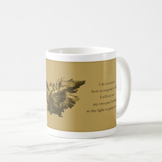 ACIM-Geschenk, Goldener Engel Kaffeetasse (VorderseiteRechts)
