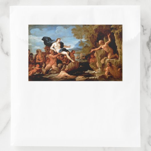 Acis und Galatea Rechteckiger Aufkleber (Tasche)