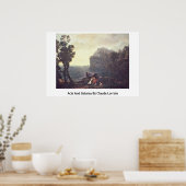 Acis und Galatea von Claude Lorrain Poster (Küche)