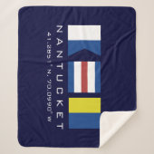 ACK Nantucket Nautical Sherpa Blanka Sherpadecke (Vorderseite)