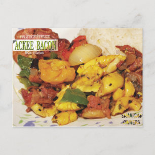 Ackee Bacon Postkarte