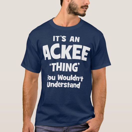 Ackee, was du nicht verstehen würdest T-Shirt (Vorderseite)