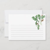 Ackerfarben-Ahornzweig - Rezeptkarte (Rückseite)