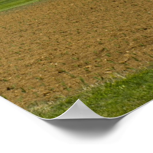 Ackerland des Amish-Landes Poster (Ecke)