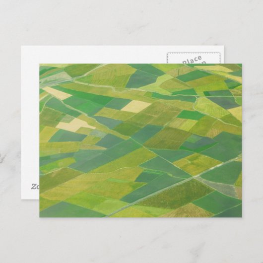 Ackerland in Äthiopien Postkarte (Vorne/Hinten)