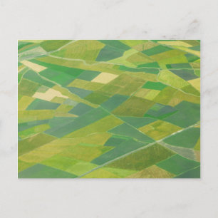 Ackerland in Äthiopien Postkarte