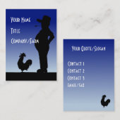 Ackerland Mornin Visitenkarte (Vorne/Hinten)