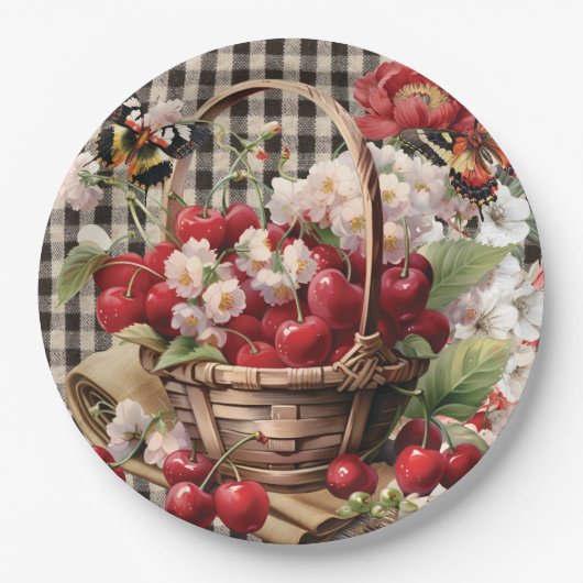 Ackerland Party, frisch Pappteller (Vorderseite)
