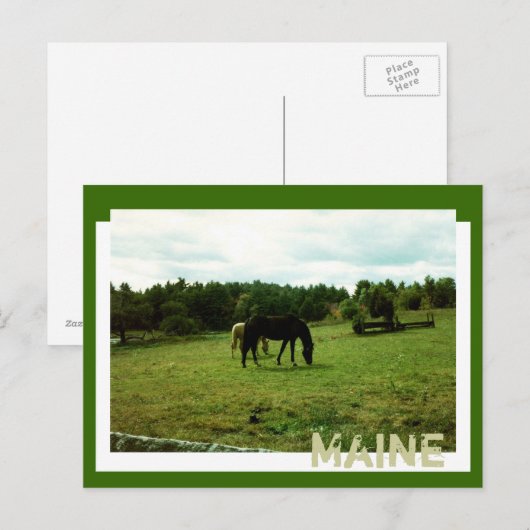 Ackerland Postkarte (Vorne/Hinten)