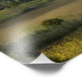 Ackerland um Montepulciano, Toskana, Italien Fotodruck (Ecke)